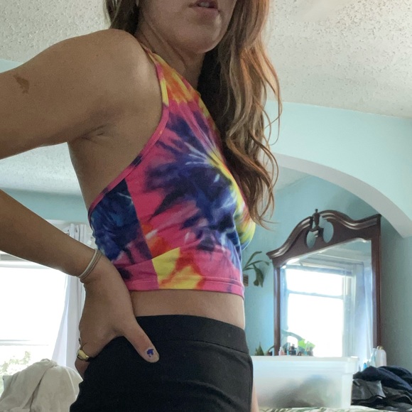 Rainbow Halter Tie Top - Picture 5 of 8